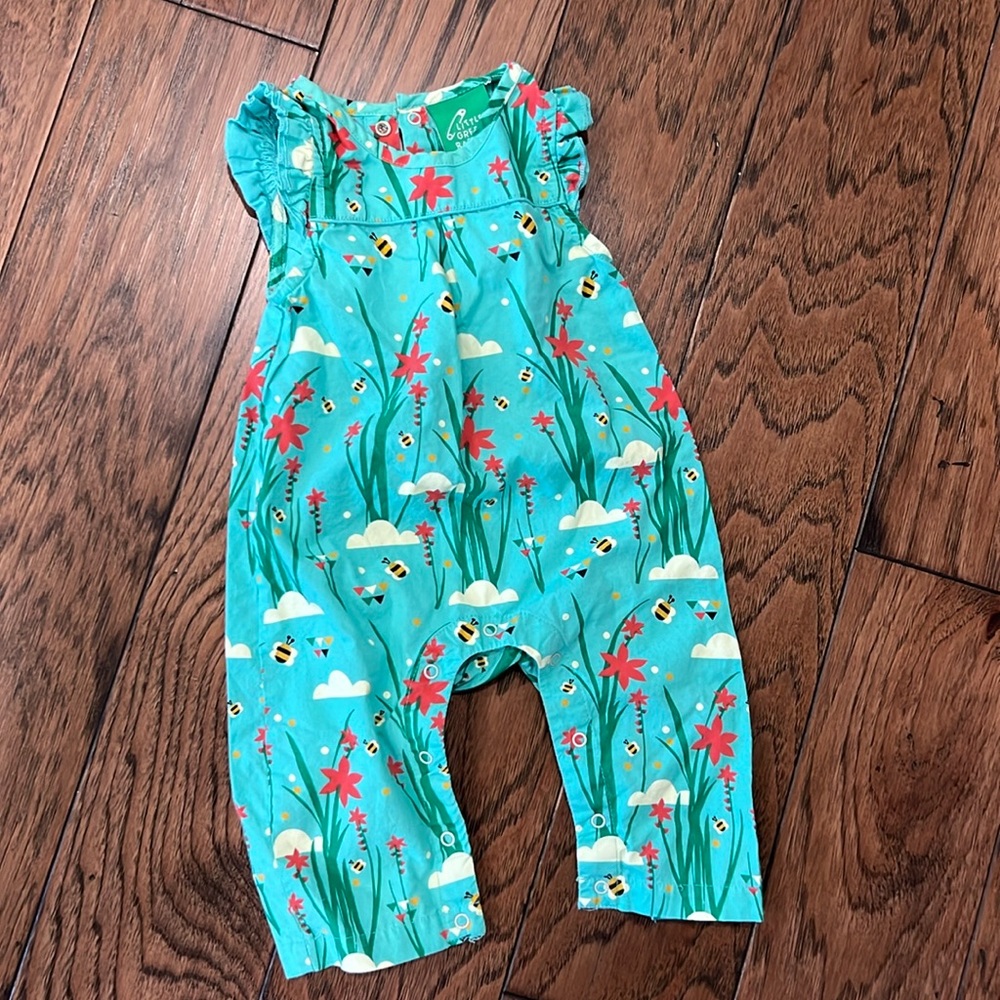 Little Green Radicals 0-3 month onesie.